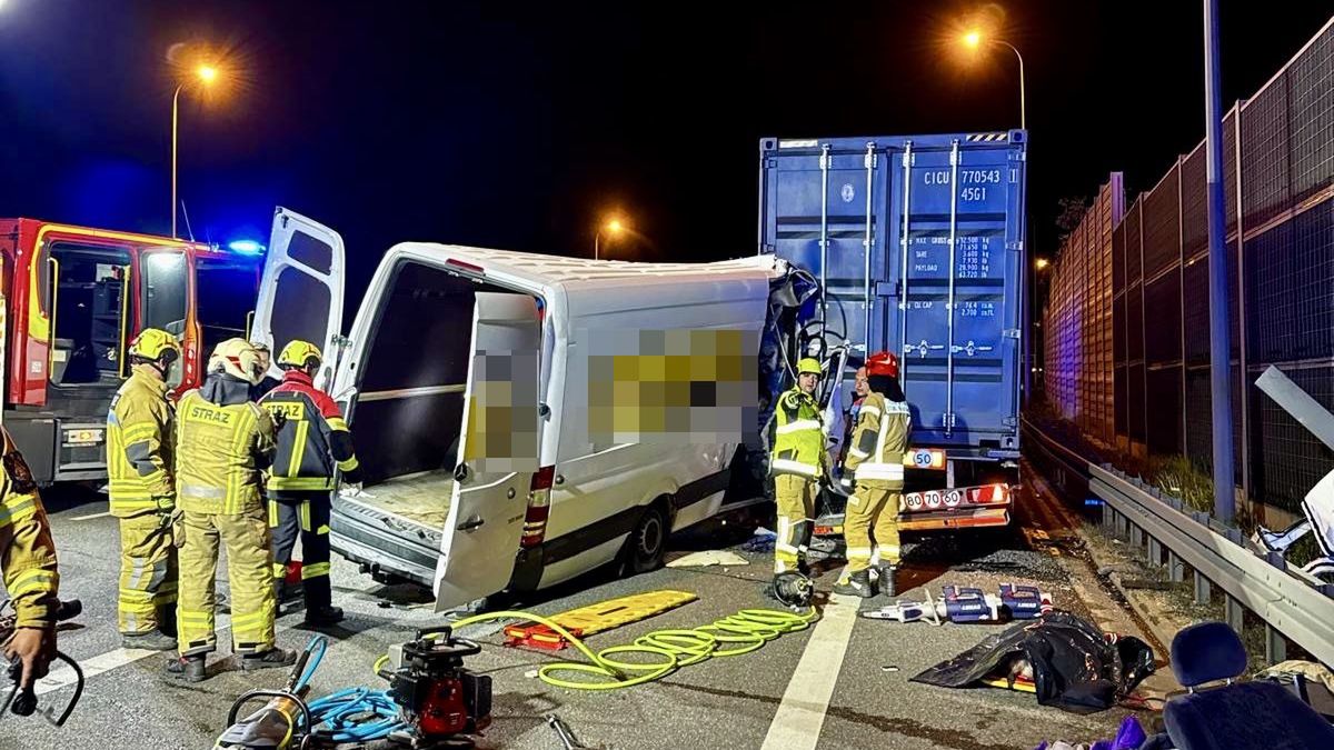 Tragiczny wypadek na S2 w Konotopie