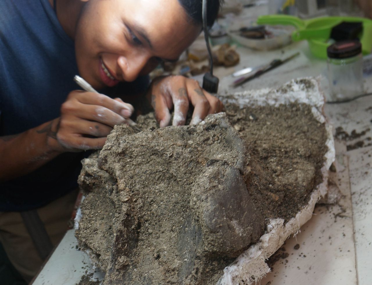 A river dolphin fossil was discovered