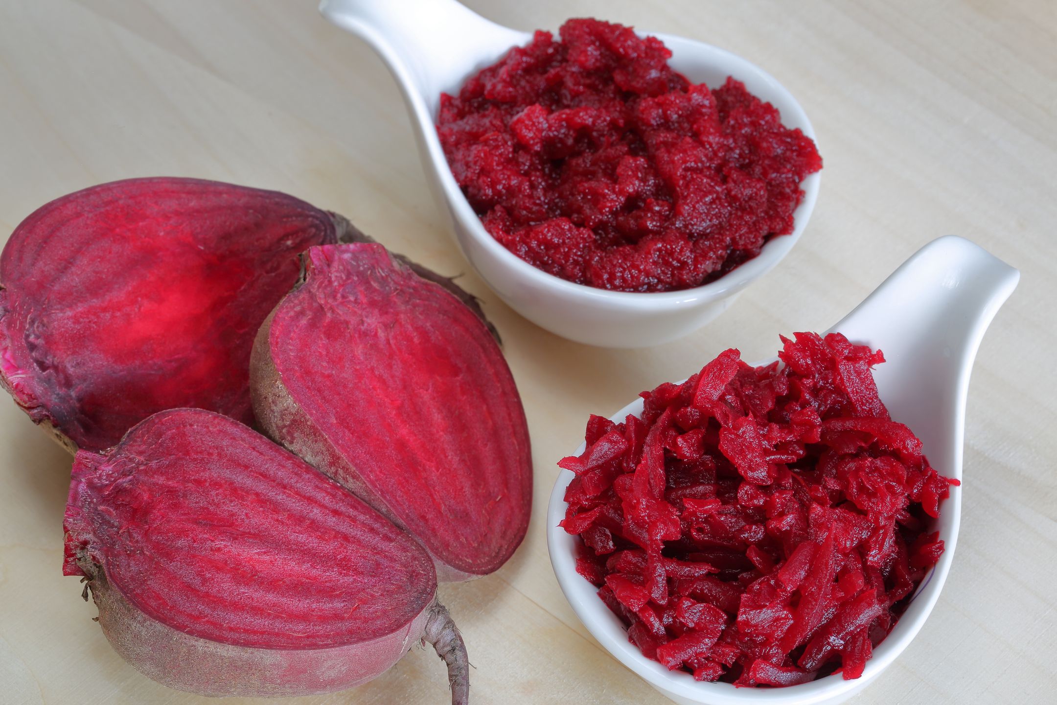 Buraki czerwone gotowane, starte