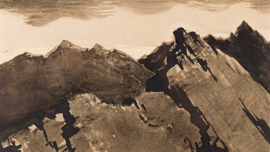 Andrzej Wróblewski, Góry, nr 295, Ze szkicownika, Tatry II, ok. 1953-55