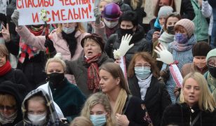 Białoruś. Na proteście w Mińsku zatrzymano kobiety i niepełnosprawnych