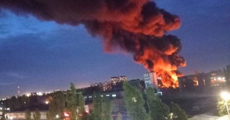 "Krwawa noc". Olbrzymi pożar w Rosji