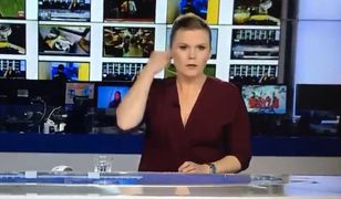 Wpadka w TVN24. Prezenterka przyłapana w programie na żywo