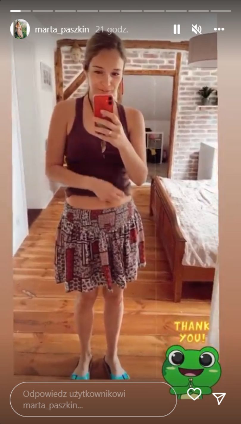 Marta Paszkin prezentuje figurę po ciąży