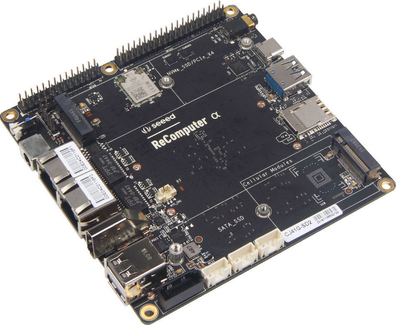 Minikomputer jednopłytowy ODYSSEY X86J4105800 na Celeronie zgodny z Arduino i Raspberry Pi 1