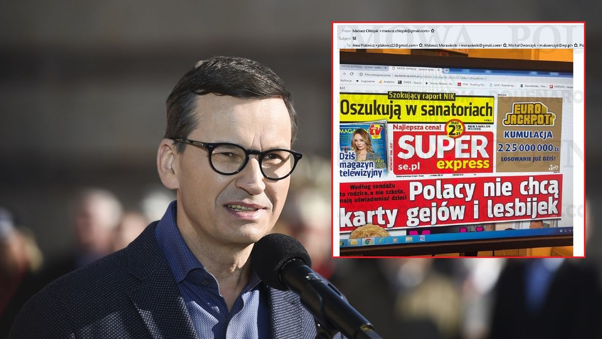 Wyciekły maile adresowane do Mateusza Morawieckiego i jego współpracowników