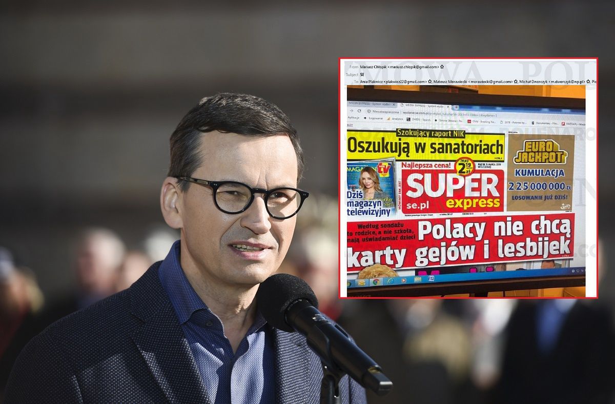 Wyciekły wiadomości do Morawieckiego. Szukali celebrytów do nagonki