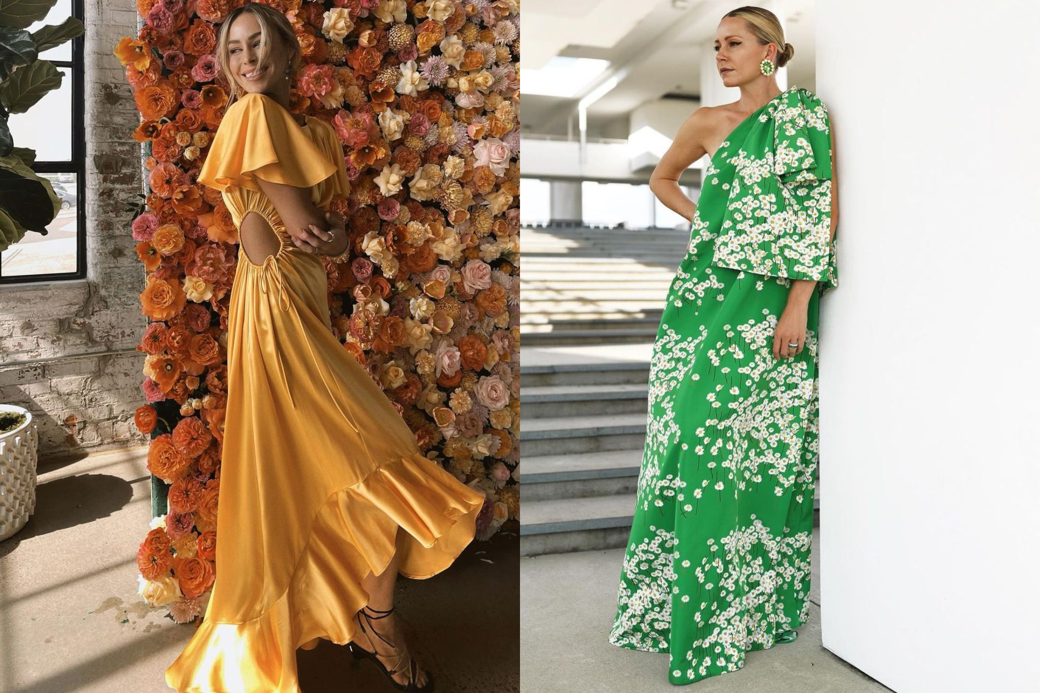 Satynowe sukienki na wesele to kwintesencja wieczorowej elegancjiInstagram/marylawlessleeInstagram/blaireadiebee