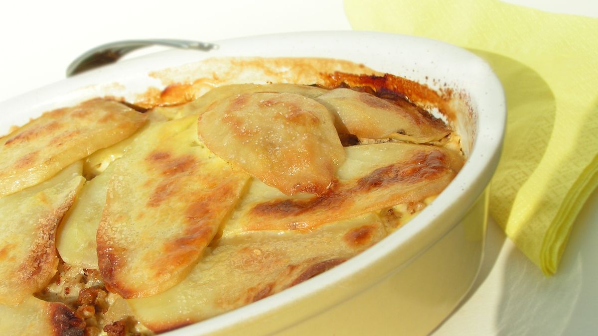 Zapiekanka ziemniaczana z jajkiem 