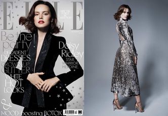 Daisy Ridley w świątecznej sesji dla "Elle"