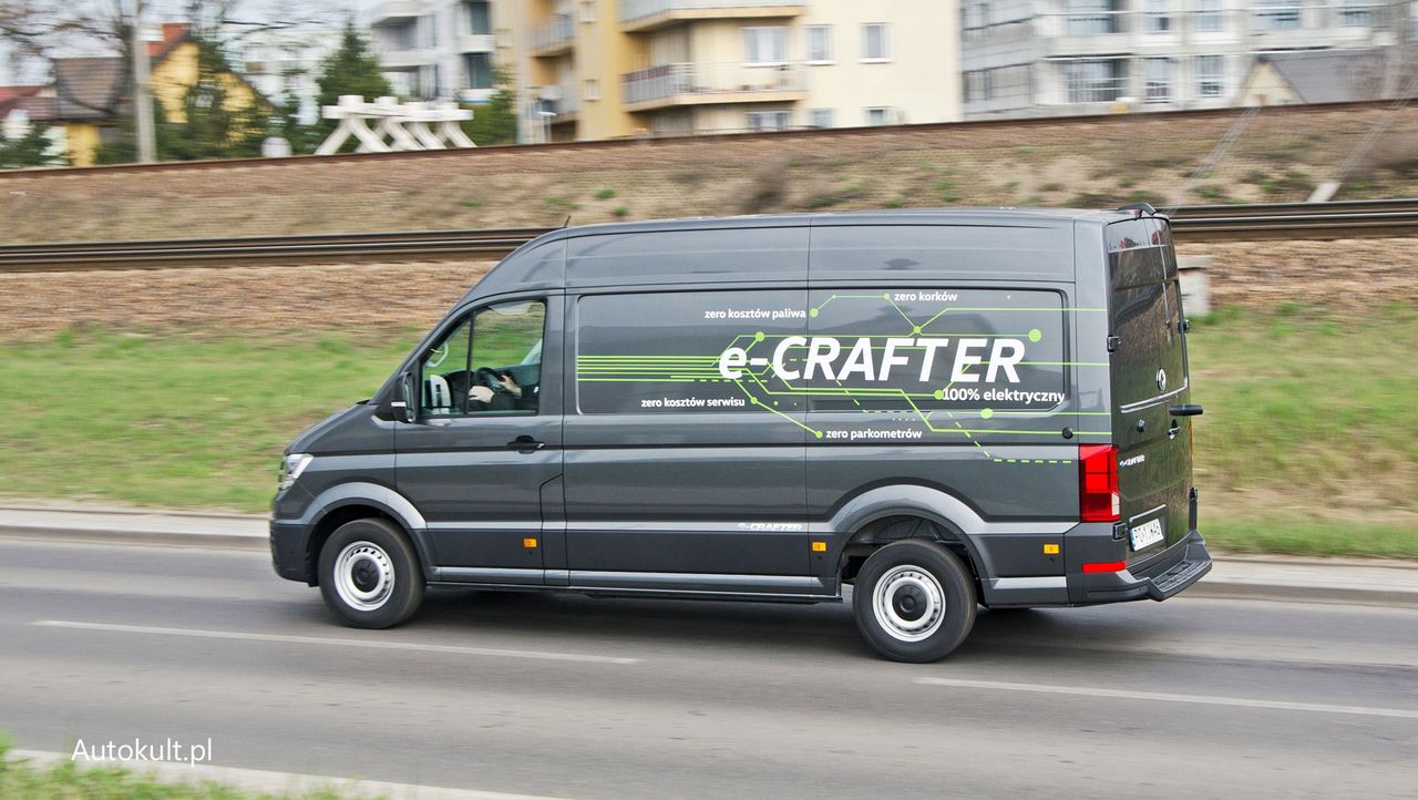 Volkswagen e-Crafter - test "polskiego" samochodu elektrycznego z Wrześni