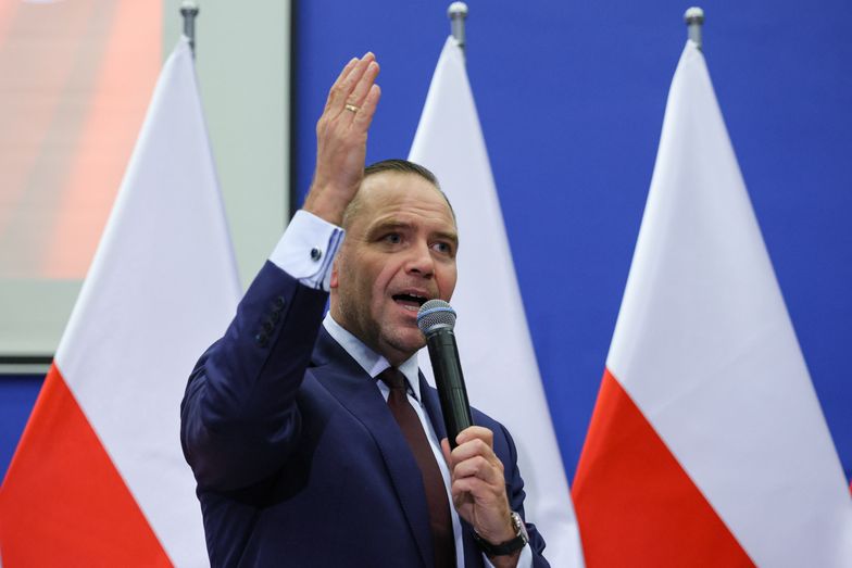 Karol Nawrocki spotkał się z mieszkańcami Łukowa. Mówił o CPK