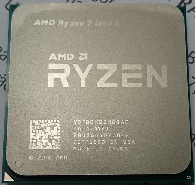 AMD Ryzen 7 1800X
