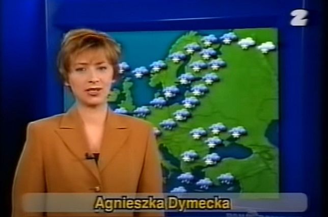 Agnieszka Dymecka w 1999 r.