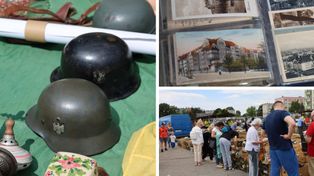 Gliwice: Są militarne artefakty. To można kupić na giełdzie staroci