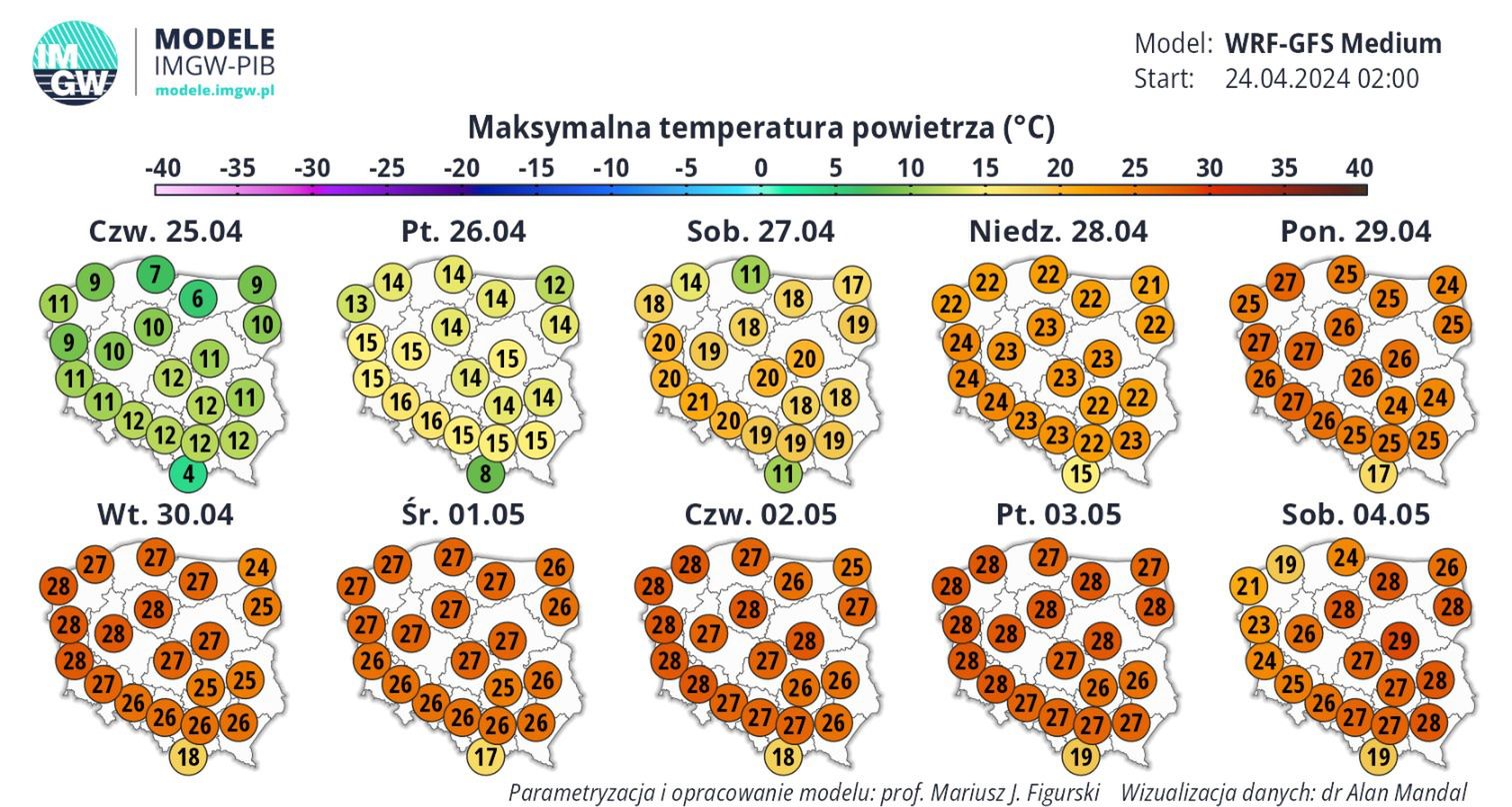 Pogoda na majówkę w górach. Będzie ciepło