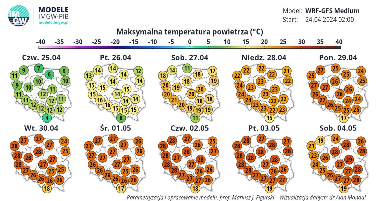 Pogoda na majówkę w górach. Będzie ciepło