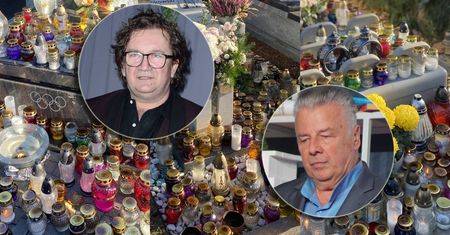 Na grobach znanych Polaków brakuje miejsca. Widok rozpalonych zniczy porusza