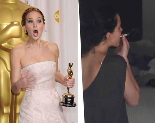 Jennifer Lawrence PALI SKRĘTA! (FOTO)