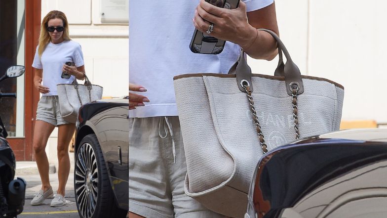 Izabela Janachowska przyłapana na mieście