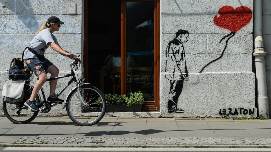 mural z Kaczyńskim