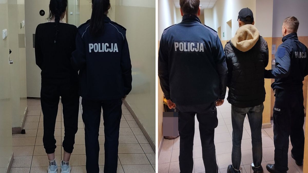 Oboje trafili w ręce policji tego samego dnia