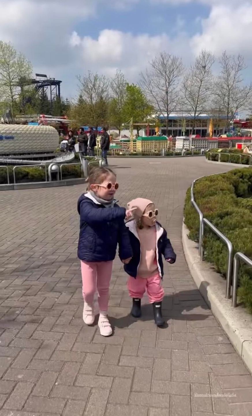 Rodzina Lewandowskich w Legolandzie 