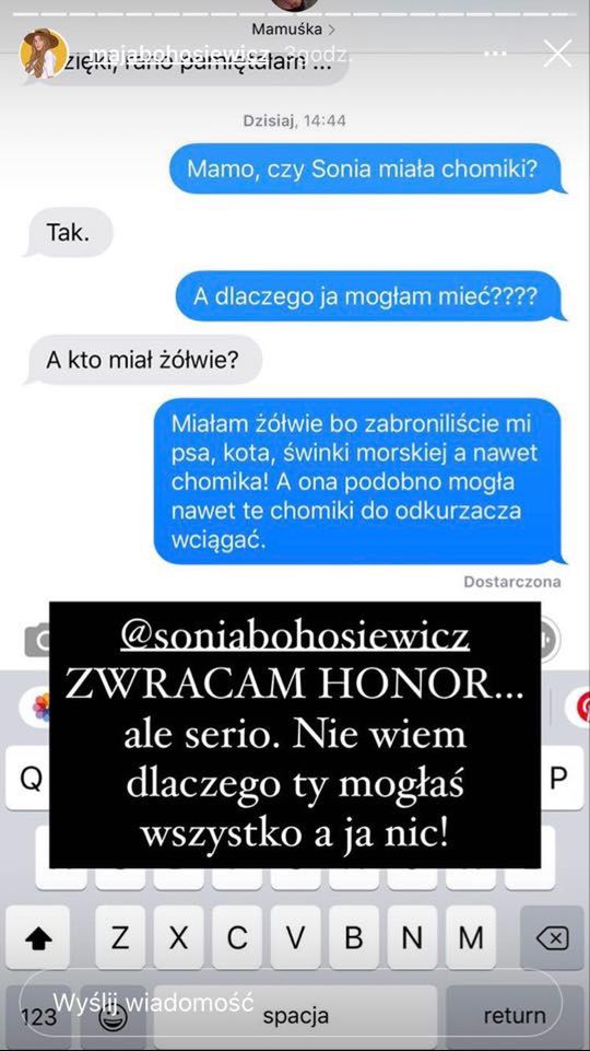 Kłótnia Mai i Soni Bohosiewicz