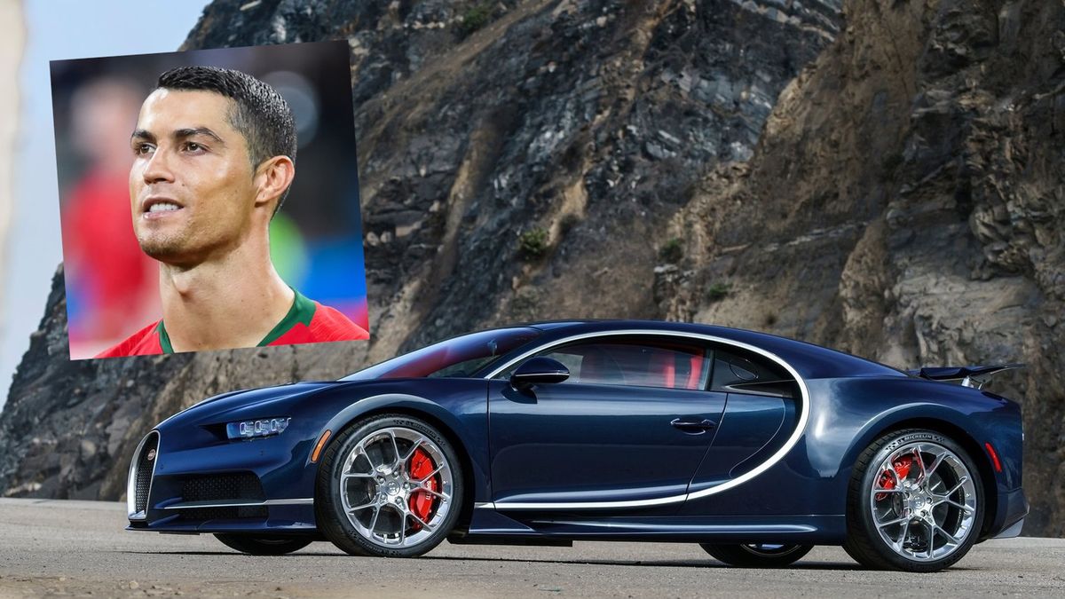 Cristiano Ronaldo to jedna z gwiazd najczęściej łączonych z marką Bugatti.
