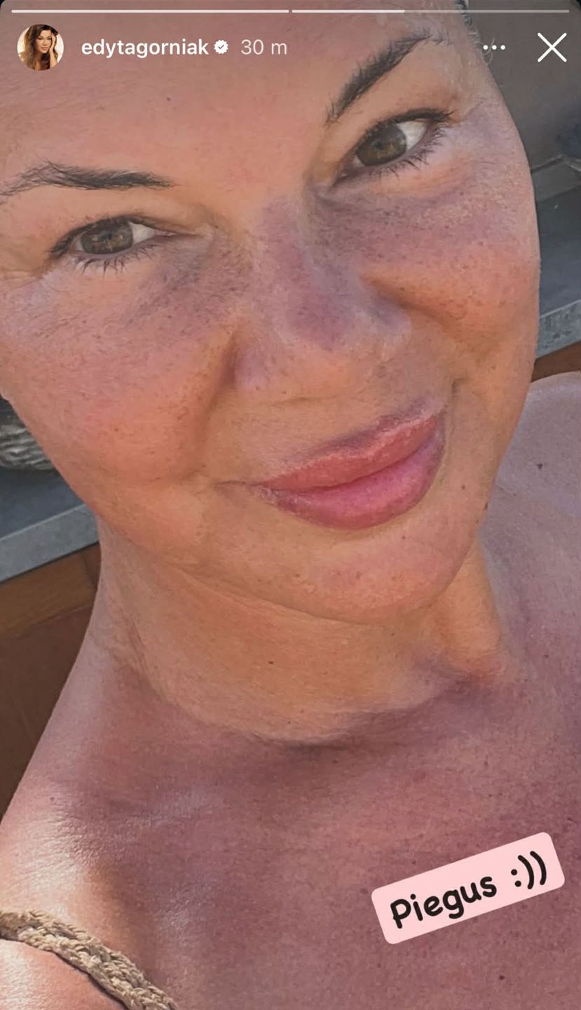 Edyta Górniak bez makijażu