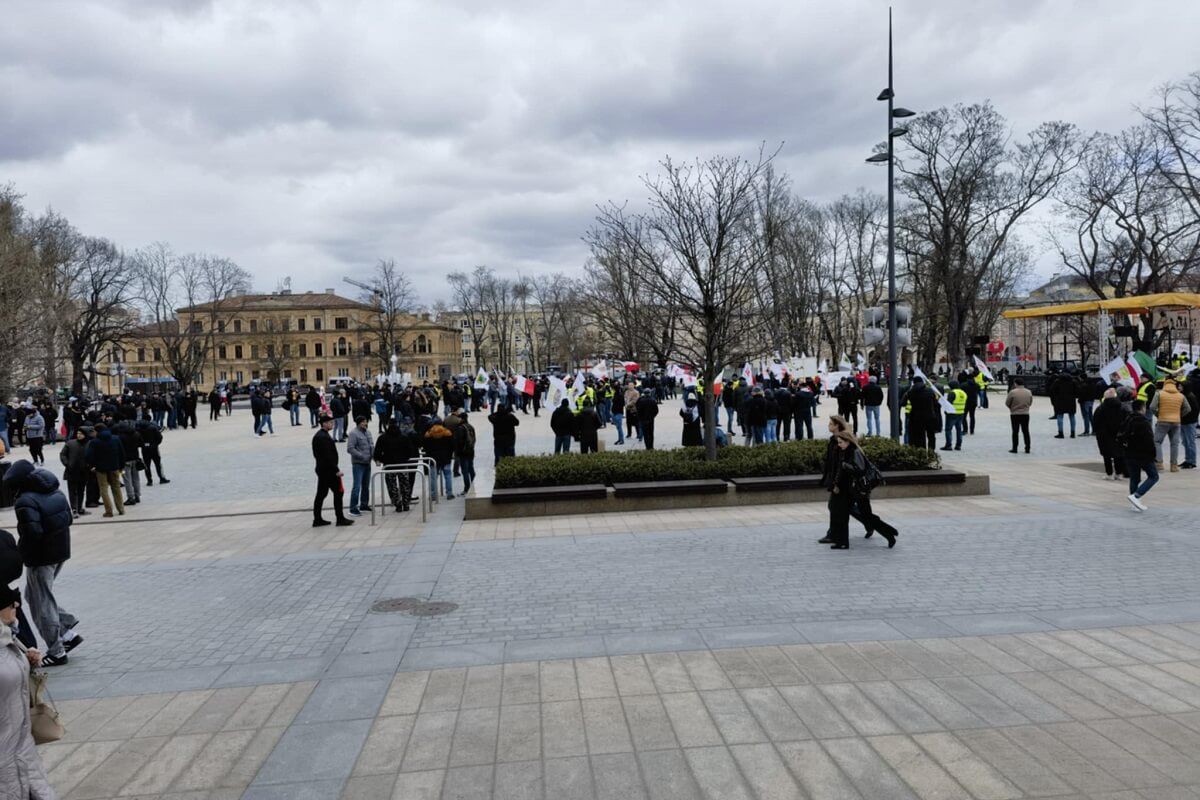 Zgromadzenie organizowane przez Związek Zawodowy Górników Lubelski Węgiel „Bogdanka”