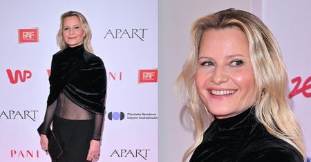 Orły 2026. Małgorzata Kożuchowska odsłoniła płaski brzuch w szykownej kreacji (ZDJĘCIA)