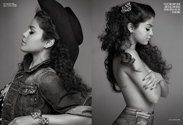 Gomez TOPLESS w "V Magazine"