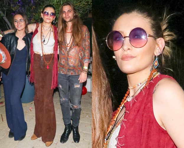 Coachella 2019: hipisowska Paris Jackson bawi się z ukochanym