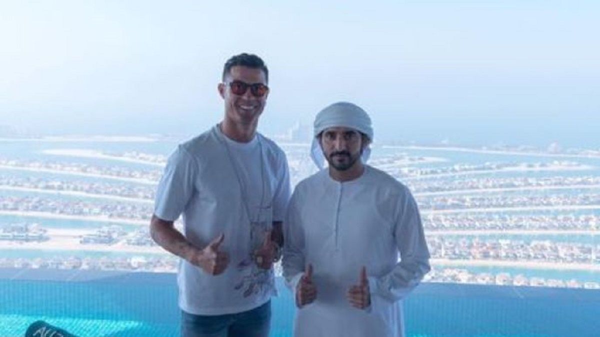 Cristiano Ronaldo spotkał się z szejkiem Dubaju