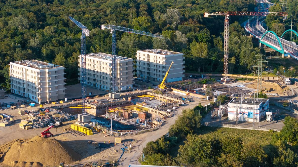 Nowe osiedla we Wroclawiu