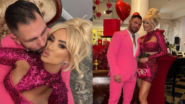 Izabela Macudzińska relacjonuje walentynki na fotkach z mężem