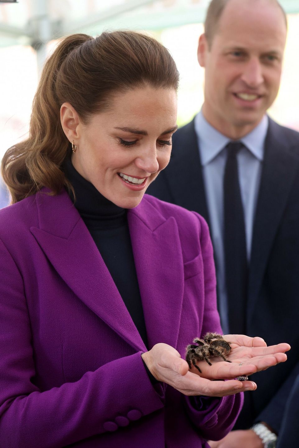 Księżna Kate i Książę Wiliam zmienili plany, gdy dowiedzieli się o istnieniu pająka, który nosi imię ich córki
