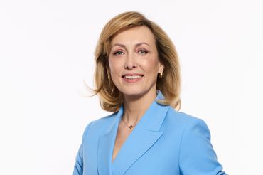 Anna Kalczyńska prowadząca "Wydarzenia 18:50". 