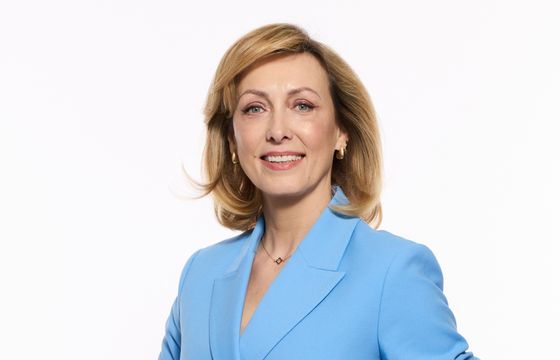 Anna Kalczyńska prowadzącą "Wydarzenia 18:50"