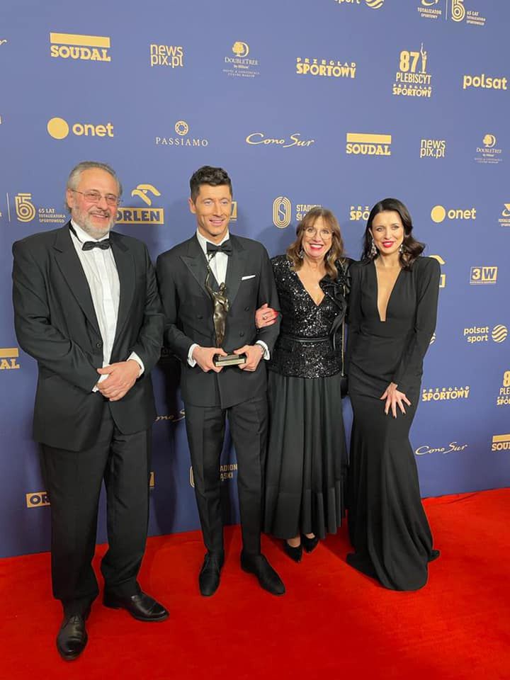 Iwona Lewandowska i Jacek Zwoniarski, Milena Lewandowska i Robert Lewandowski