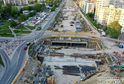 Warszawa. Budowa POW: przywrócono kolejne rondo przy ul. Płaskowickiej.