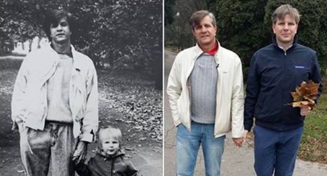 Orłoś, Chylewska i Chajzerowie odtwarzają zdjęcia z dzieciństwa w kampanii SOS Wioski Dziecięce