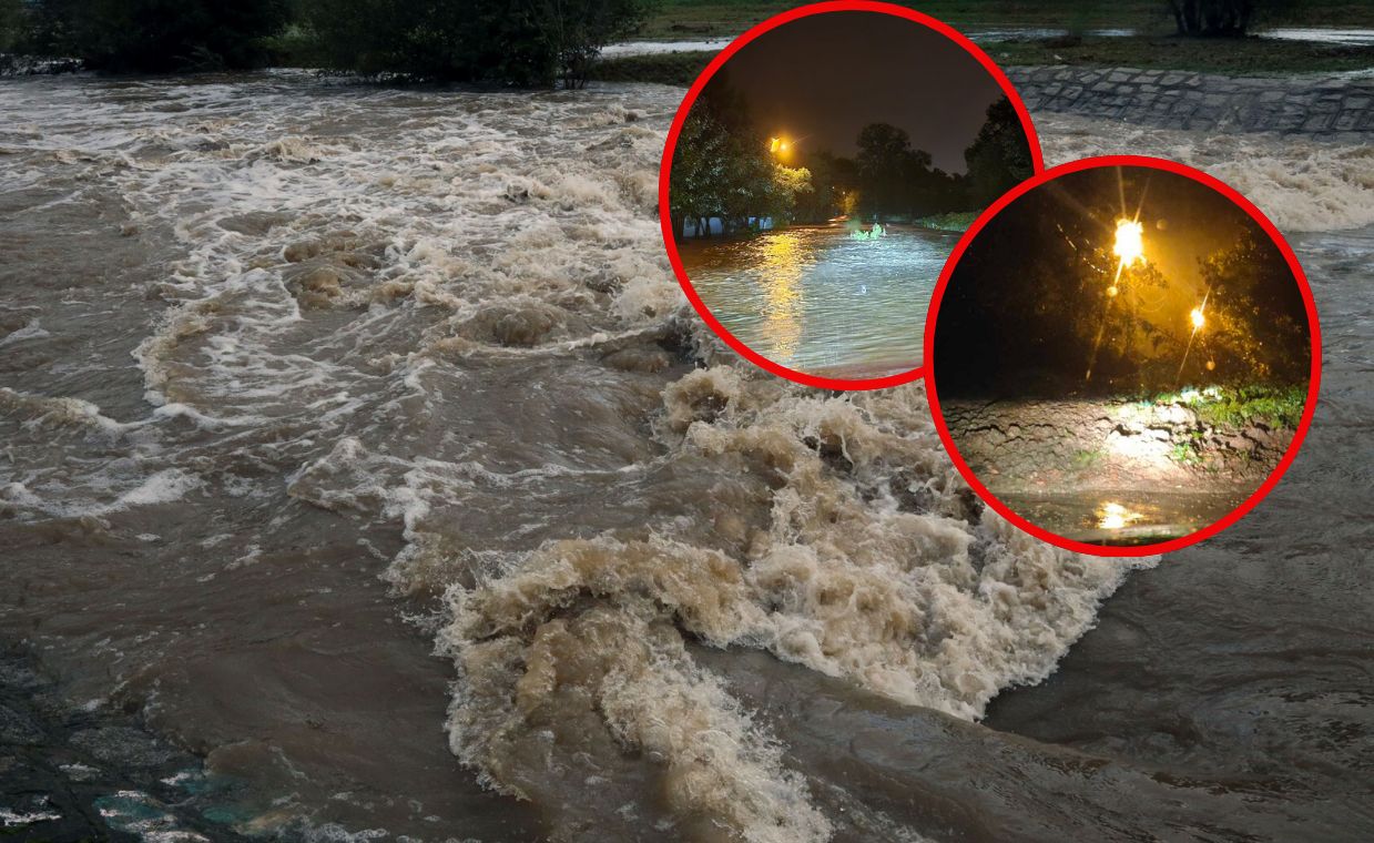 Poważna sytuacja w Śląskiem. Poziom rzek rośnie w rekordowym tempie