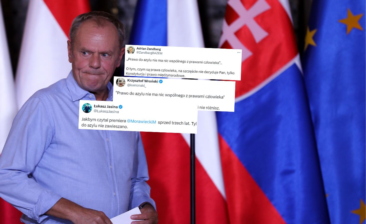 Lawina komentarzy po wpisie Donalda Tuska dot. azylu
