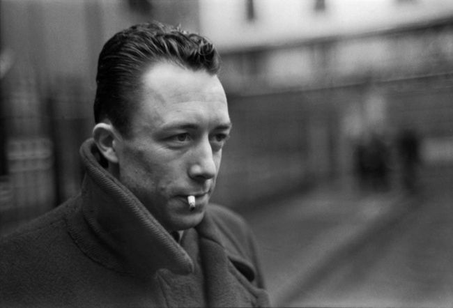 Albert Camus, Paryż, 1944 @Henri Cartier-Bresson