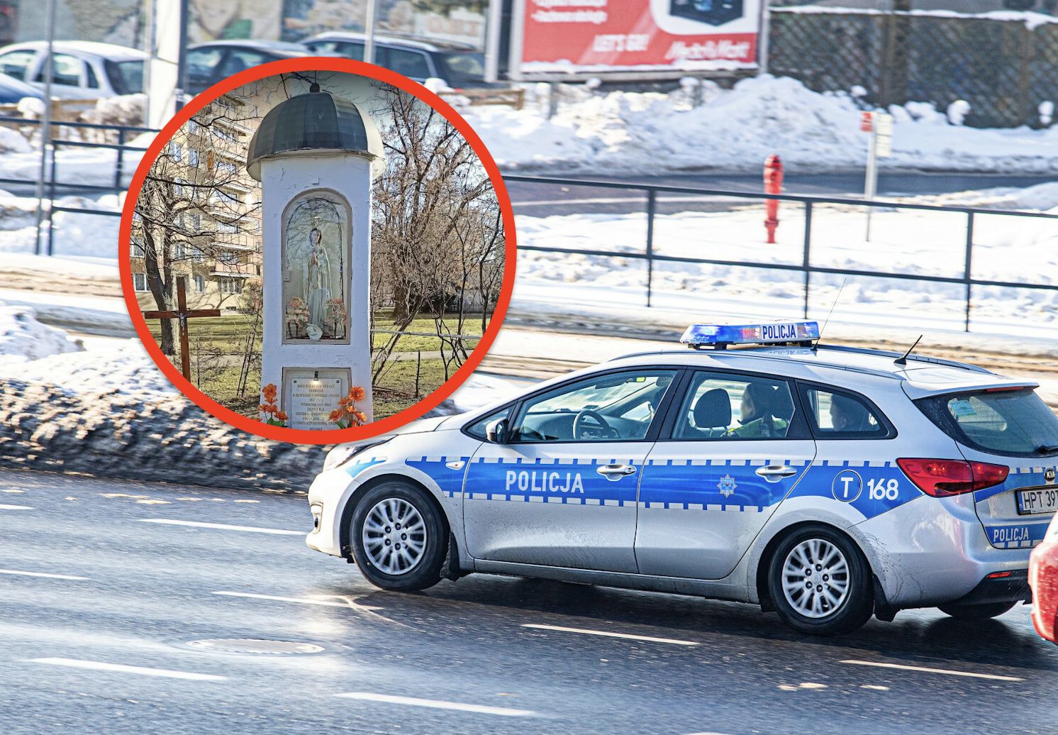wiadomości,aktualności,WP Wiadomości Matka Boska skradziona. Ktoś zabrał figurkę z kapliczki na Targówku
