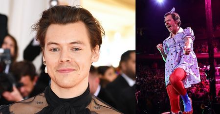 Harry Styles pozuje w BALETKACH I FALBANKACH na okładce nowego albumu! (FOTO)