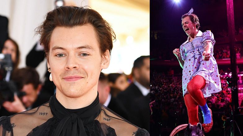 Harry Styles pozuje w BALETKACH I FALBANKACH na okładce nowego albumu! (FOTO)