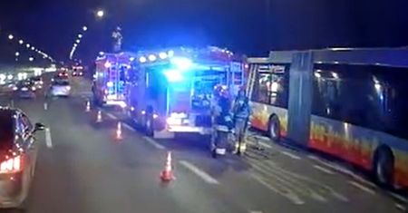 Zderzenie autobusów w Warszawie. Są ranni